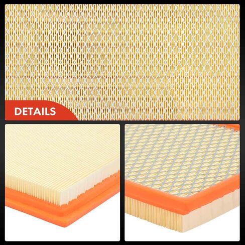 A-Premium Engine Air Filter Compatible with Ford Explorer, Explorer Sport Trac & Mercury Mountaineer, 2006-2010, V8 4.6L, Flexible Panel, Replace# 6L2Z9601AA in Saudi Arabia