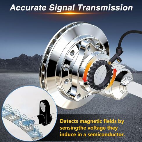 ABS Wheel Speed Sensor Compatible with Toyota Tundra 2007-2017 Replace # 89543-0C020, 89542-0C020 (4 PCS) in Kuwait