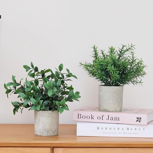 3 Pack Fake Potted Plants Artificial Plants for Shelf/Living Room/Wall/Home Decor in Saudi Arabia