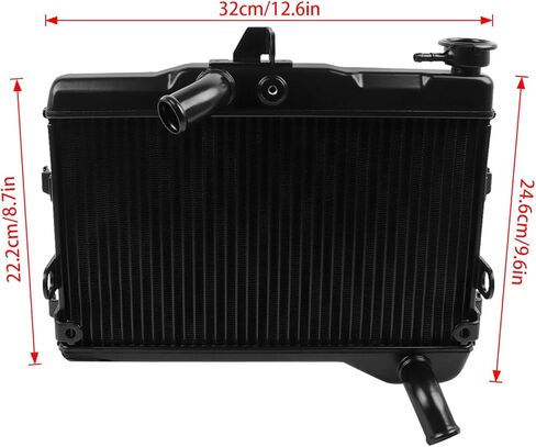 Aluminum Cooling Radiator Replacement for Yamaha MT07 MT-07 2015-2023 FZ07 FZ-07 2015-2017 XSR700 XSR 700 2018-2023 Engine Radiator Cooler in Saudi Arabia
