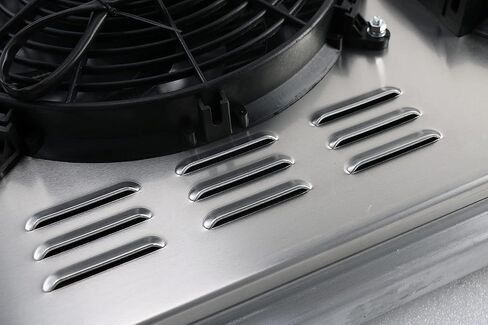 Aluminum Radiators for 1977-1987 Chevy/GMC C/K/G-Series C10 C20 C25 C30 C3500 K10 K20 El Camino Monte Carlo Regal G Body 3 Row Radiator+Shroud+12'' Electric Fans with Thermostat Relay Kit Radiador in Kuwait