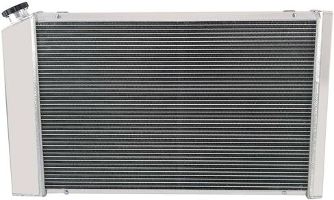 Aluminum Radiators for 1977-1987 Chevy/GMC C/K/G-Series C10 C20 C25 C30 C3500 K10 K20 El Camino Monte Carlo Regal G Body 3 Row Radiator+Shroud+12'' Electric Fans with Thermostat Relay Kit Radiador in Kuwait