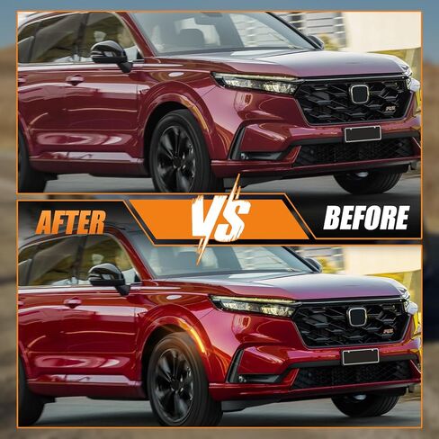 ضوء LED كهرمان وأبيض للعجلة الجانبية متوافق مع Honda CRV 2023 2024، مصابيح عاكسة أمامية in Kuwait