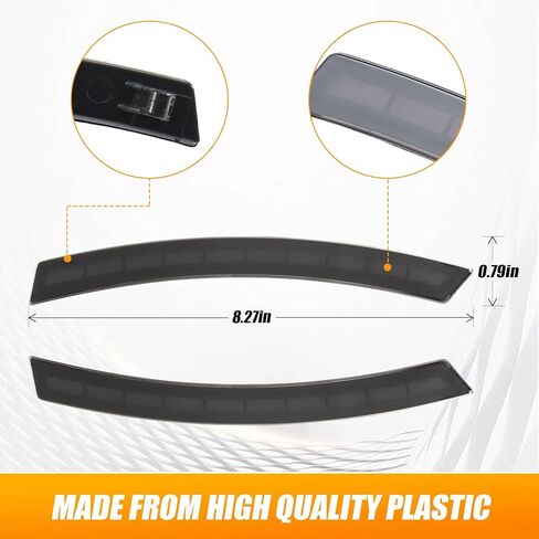 ضوء LED كهرمان وأبيض للعجلة الجانبية متوافق مع Honda CRV 2023 2024، مصابيح عاكسة أمامية in Kuwait