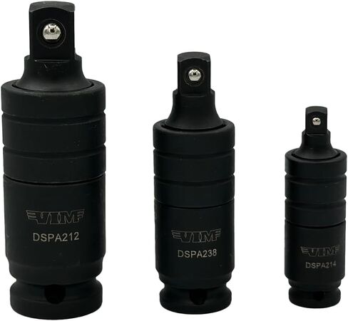 VIM Tools 3 Piece Impact Dual Swivel Pinless Adapter Set in Kuwait