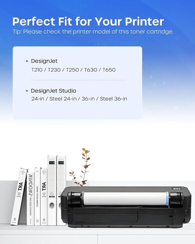 712XL Ink Cartridges Compatible Replacement for HP 712 XL 712XL Ink Cartridges Combo Pack for DesignJet T210 T630 T230 T650 Studio Plotter Printer (4 Pack, 80-ML Black, 29-ML Cyan/Magenta/Yellow) in Kuwait