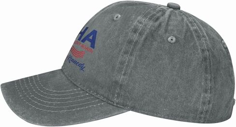 قبعة رعاة البقر مها تجعل أمريكا صحية مرة أخرى، قبعة من قماش الدنيم قابلة للتنفس، قبعات Snapback للجنسين باللون الأسود in Kuwait