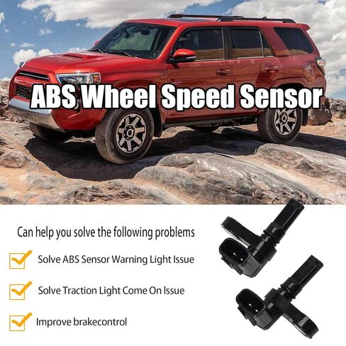 2 Pcs 89542-04020 ABS Wheel Speed Sensor, Replacement for Toyota Tacoma 4Runner 2003-2022, Replacement for Lexus GX460 LX570 2003-2022, Replaces ALS684 89542-04020 89543-04020 in Saudi Arabia