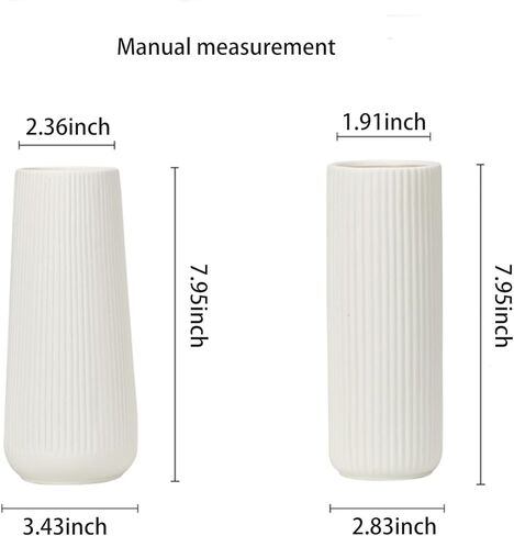 Ceramic Vase Perfect for Pampas Grass Home Décor Living Room Dining Table Farmhouse Office Bedroom Table Kitchen Shelf Elegant Ceramic Flower Vase Ideal for Modern and Rustic Spaces in Saudi Arabia