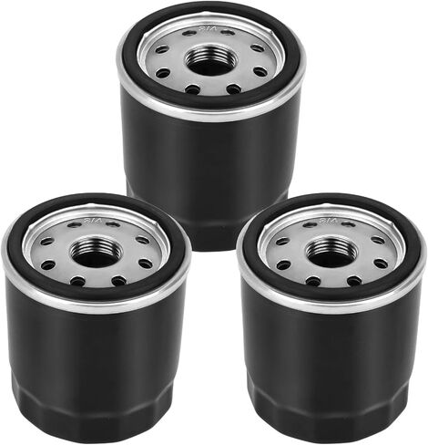 49065-0724 Oil Filter for Kawasaki FX850V FX801V FJ180V FH430V FH480V FH541V FH381-721V FH601-770D FX751-FX1000V 49065-2071 49065-7010 AM107423 120-634 1016467 Oil Filter, 3 Packs in Kuwait