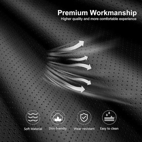 AOMSAZTO Fit for Toyota Corolla 2020-2026 Seat Covers Custom - Premium Full Set for Front & Rear Seats | Durable Automotive Seat Protector(Full Set 5 Seat Covers Black) in Saudi Arabia