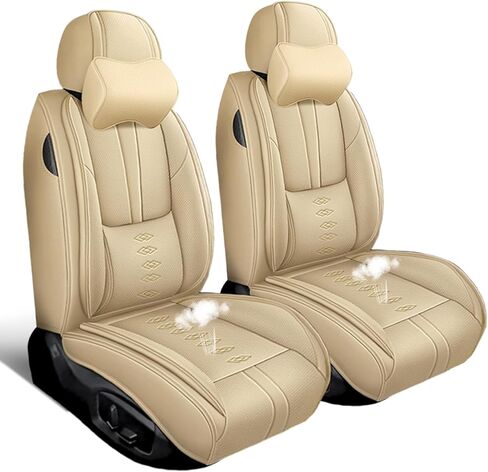 Car Seat Covers 5 Seats Fit for Lexus RX 350 2010-2023,Waterproof Leather Seat Covers,Airbag Compatible,Car Seat Protectors Interior Sets(Full Set,Beige) in Saudi Arabia