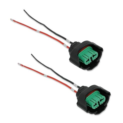 2 PCS H11 H8 881 Female Adapters Wiring Harness Sockets, Headlight & Fog Light Connector Pigtail, Female Adapter Wire Connector, Compatible with Front Light or Fog Lights Use in Kuwait