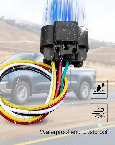 Headlight Connector Harness Compatible with Chevy GMC Sierra Silverado 2014 2015 2016, 5Pin Male and Female Headlight Plug Pigtail in Saudi Arabia