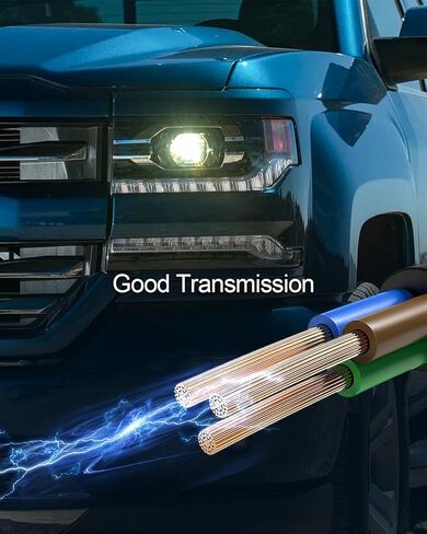 Headlight Connector Harness Compatible with Chevy GMC Sierra Silverado 2014 2015 2016, 5Pin Male and Female Headlight Plug Pigtail in Saudi Arabia