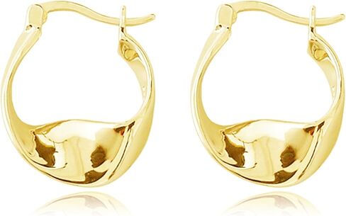 Trendy Chunky Knot Earrings for Women 14K Gold Layered Large Statement Earrings Lightweight Gold Jewelry Birthday Gifts 2025 in Saudi Arabia