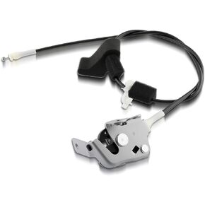 Driver Side Upper Trunk Door Latch with Cable Compatible with Ford E150 E250 E350 1992-2009 Cargo Left Lock Replaces for 6C2Z-1543286-AA, 6C2Z1543286AA in Kuwait