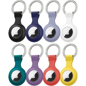 4 حزمة Airtag Case Holder لعلامة Apple Air ، حالة Airtag مع سلسلة مفاتيح مضادة للضوء ، وغطاء واقي من السيليكون لحقائب الظهر للأطفال ، وأيبار الكلاب ، والأمتعة ، وملحقات Airtag الواقية متعددة الألوان متعددة الألوان in Kuwait