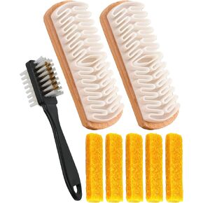 8PCS Suede Eraser and Brush Kit, Soft Cleaner for Shoes Jacket Nubuck Removing Stains in Kuwait