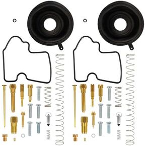 2 Pcs Carburetor Repair Kits Replacement for Kawasaki Brute Force 650 KVF650D 2005-2013 KVF650A 4x4 2002 2003 Carb Rebuild Kit with Diaphragm in Kuwait