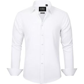 Scotch & Soda Men's Stretch Dress Shirt - Slim Silhouette for Business, Formal Events, Office & Casual Wear in Kuwait