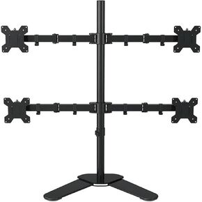 Desktop Stand Full Motion 360 Degree 4 Screen Monitor Stand 10"-24" LCD LED Monitor Mounting Arm Each Head Load Capacity 8kg in Saudi Arabia