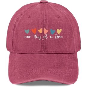 One Day at A Time caps America hat Black Hats for Men Gifts for Mom Running Caps in Kuwait