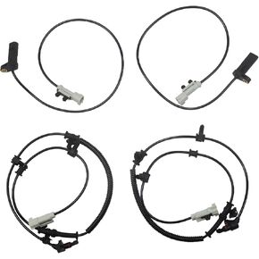 ABS Wheel Speed Sensor 56044144AD/AC & 56044146AB/AA, Set of 4 ABS Sensors Compatible with Jeep Grand Cherokee, Commander 2005-2010, Front & Rear Wheel Positions in Kuwait