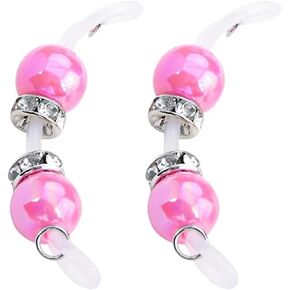Silicone Non-Piercing Fake Nipple Rings Adjustable Beads Pain-Free Faux Nipple Rings in Kuwait