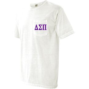 تي شيرت Delta Sigma Pi Business Fraternity Comfort ذو ألوان جيب in Kuwait