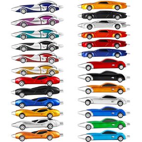 25 Pcs Cool Car Pens Fun Racing Car Pens Funny pen for Office School Stationary Birthday Party Favors, 4 Styles in Kuwait