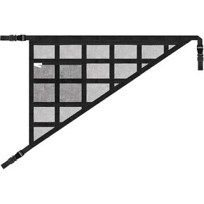 شبكة شحن سقف السيارة لسيارات الدفع الرباعي والشاحنات - منظم تخزين علوي مع 3 مقابض، رف سقف مزدوج الطبقة، يناسب Ford F150/Jeep/CRV/RAV4، أسود، ملحقات معدات التخييم ورحلات الطريق (1) in Kuwait