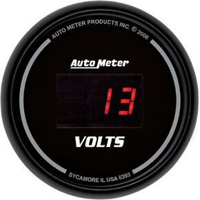 Auto Meter 6393 Sport Comp Digital 2-1/16" 40408 Volts Digital Voltmeter in Kuwait