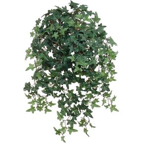 لاركسيلك 27 بوصة لبلاب إنجليزي صناعي - نبات اللبلاب الصناعي المقاوم للأشعة فوق البنفسجية مع 450 ورقة خضراء - سلة معلقة للمزارع في الهواء الطلق، والديكور الداخلي، وصناديق النوافذ، ولمسات الحائط in Kuwait