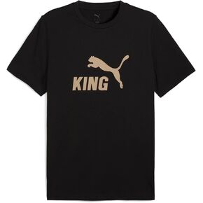 بوما رجالي King Crew Neck كم قصير كاجوال بلايز كاجوال - أسود in Kuwait