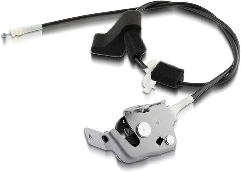 Driver Side Upper Trunk Door Latch with Cable Compatible with Ford E150 E250 E350 1992-2009 Cargo Left Lock Replaces for 6C2Z-1543286-AA, 6C2Z1543286AA in Kuwait