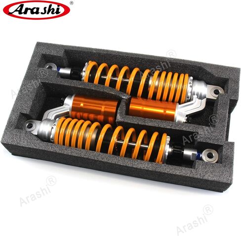 Arashi 360mm /14" Nitrogen Charged Shocks Absorbers Rear Suspensions for Harley-Davidson XG750A Street Rod 750 2017-2018, XR1200 Sportster 1200 2008-2013, XR1200X Sportster 1200 2010-2013, Gold in Kuwait
