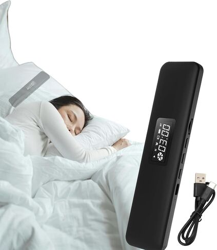 Under Pillow Speaker Bluetooth, Mini Bone Conduction Speaker, Bluetooth Sleep Headphones with Display for Sleeping, Sleepbar White Noise for Side Sleepers, Speaker for Insomniacs (Blue) in Kuwait