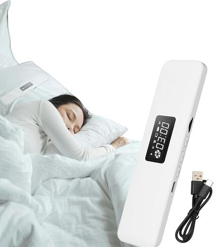 Under Pillow Speaker Bluetooth, Mini Bone Conduction Speaker, Bluetooth Sleep Headphones with Display for Sleeping, Sleepbar White Noise for Side Sleepers, Speaker for Insomniacs (Blue) in Saudi Arabia