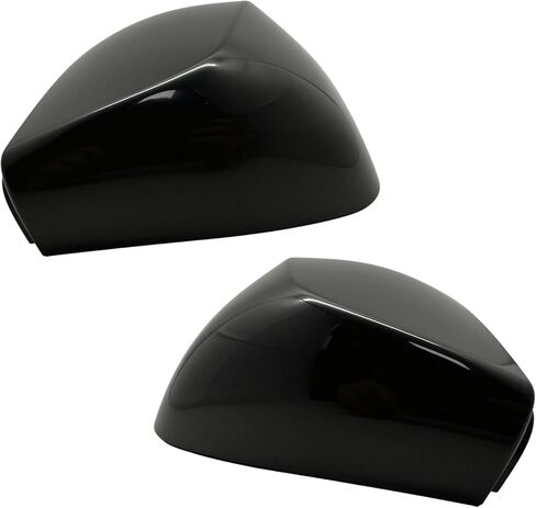 A-Premium 2 PCS Driver and Passenger Side Rearview Mirror Covers Caps - Compatible with Subaru Forester 2014-2018, Impreza 2012-2014, XV Crosstrek 2013-2014 - Smooth Black, with Turn Signal Hole in Saudi Arabia