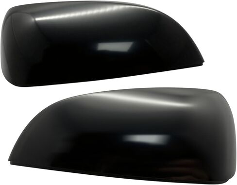 A-Premium 2 PCS Driver and Passenger Side Rearview Mirror Covers Caps - Compatible with Subaru Forester 2014-2018, Impreza 2012-2014, XV Crosstrek 2013-2014 - Smooth Black, with Turn Signal Hole in Saudi Arabia
