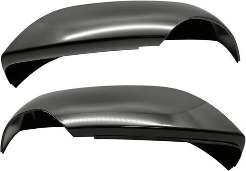 A-Premium 2 PCS Driver and Passenger Side Rearview Mirror Covers Caps - Compatible with Subaru Forester 2014-2018, Impreza 2012-2014, XV Crosstrek 2013-2014 - Smooth Black, with Turn Signal Hole in Saudi Arabia