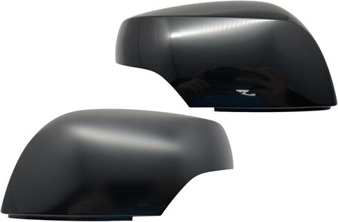 A-Premium 2 PCS Driver and Passenger Side Rearview Mirror Covers Caps - Compatible with Subaru Forester 2014-2018, Impreza 2012-2014, XV Crosstrek 2013-2014 - Smooth Black, with Turn Signal Hole in Saudi Arabia