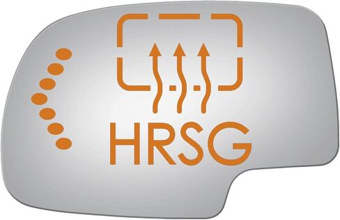Burco 2734HSRSG زجاج مرآة بديل لجانب السائق مع إشارة وحامل خلفي متوافق مع سيارات الدفع الرباعي 2002-2007 GM in Saudi Arabia