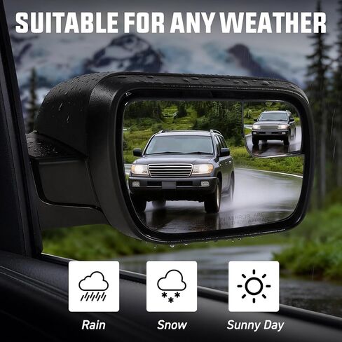 Right Passenger Side Power Mirror Fit for Ford Explorer 2011-2019 Door View Mirror with Blind Spot Glass, Black Textured Direct Replacement (3 Pins) in Saudi Arabia