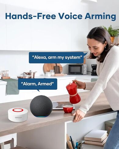 نظام إنذار المنزل اللاسلكي من 7 قطع ، نظام إنذار WiFi للأطفال سلامة الأطفال ، أمان المنزل ، الشقة ، إنذار نافذة الباب مع تنبيه تطبيق الهاتف (صفارة الإنذار 130DB ، أجهزة استشعار عن بعد ، عن بُعد) in Kuwait