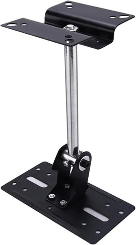 180 Degree Adjustable Easy to Install Steel Space Saving Hanging Wall Mount Bracket Speaker Stand Durable Black Home Ceiling in Saudi Arabia