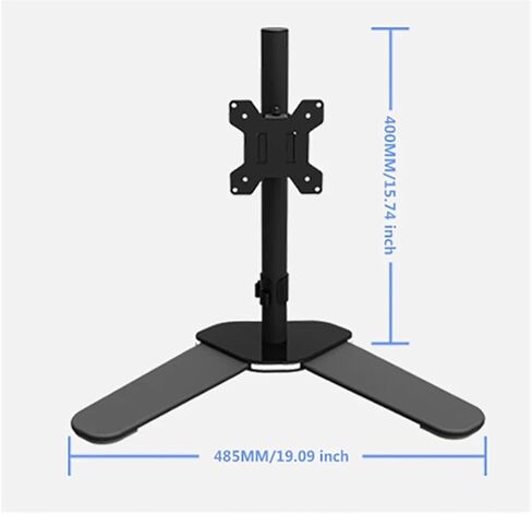 MD6501 Full Motion 360 Degree Single Monitor Stand 10"-27" LCD LED Monitor Mounting Bracket Desktop Stand Each Head Load Capacity 8kg in Saudi Arabia