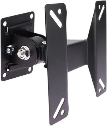 1 Set 14-24 Inch TV Stand LCD LED Monitor Wall Mount Bracket Fixed Flat Screen TV Frame Support 180 Degree Tilt Angle With Screws in Saudi Arabia