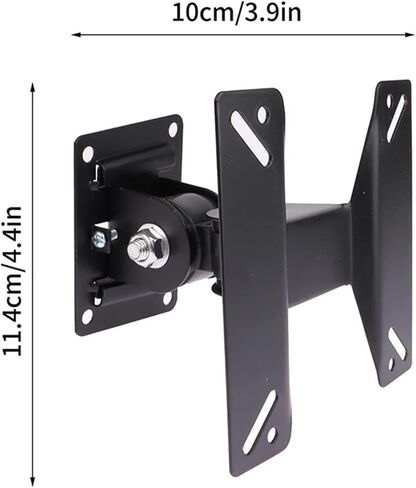 1 Set 14-24 Inch TV Stand LCD LED Monitor Wall Mount Bracket Fixed Flat Screen TV Frame Support 180 Degree Tilt Angle With Screws in Saudi Arabia